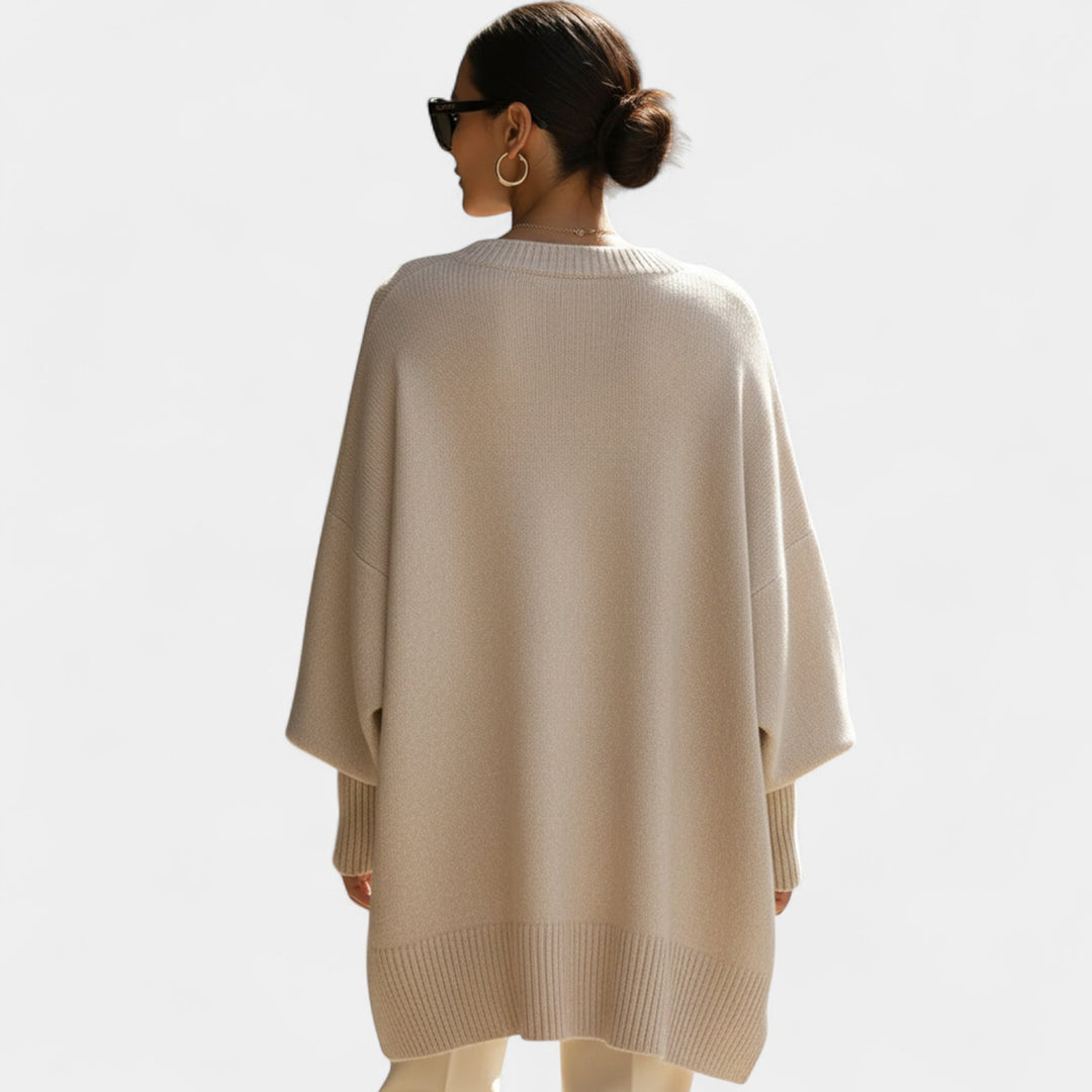 Eva – Oversized ženski pončo za brezskrbno eleganco