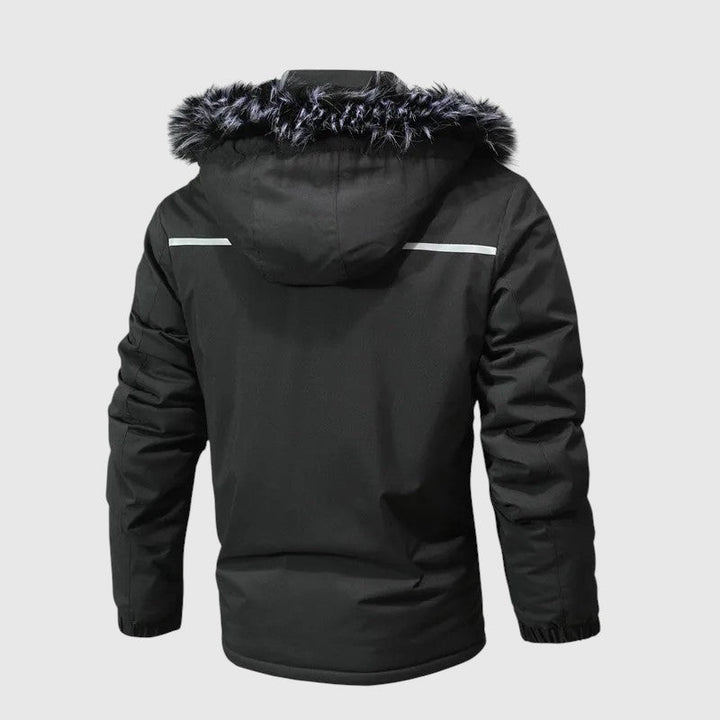 Marek – Padded jacket with a hood and functional details