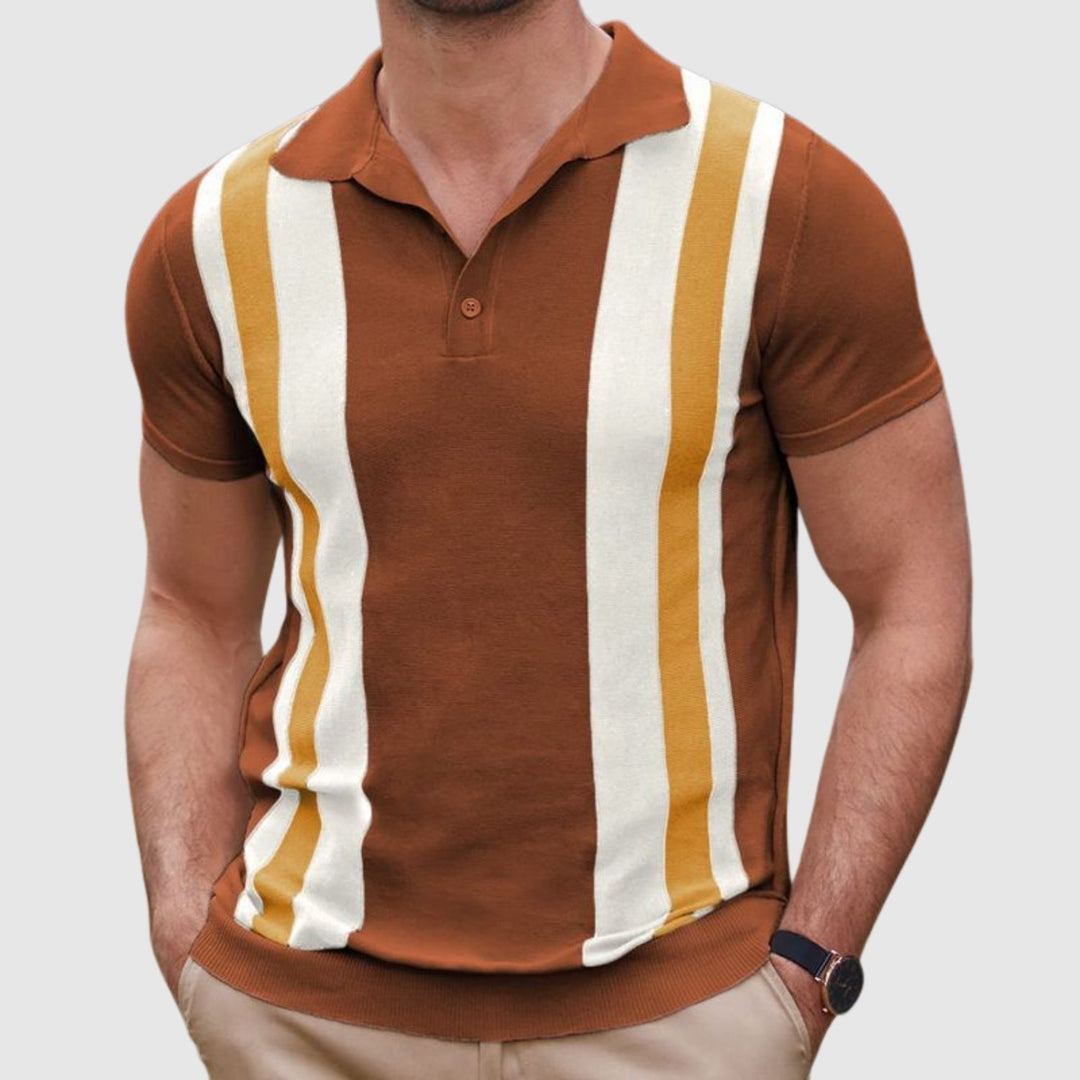 Libuše – Polo majica s kontrastnimi detajli