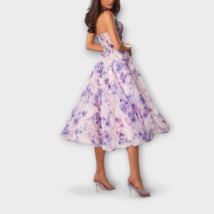 Elegantne Midi Obleke iz Šifona