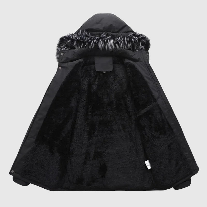 Marek – Padded jacket with a hood and functional details