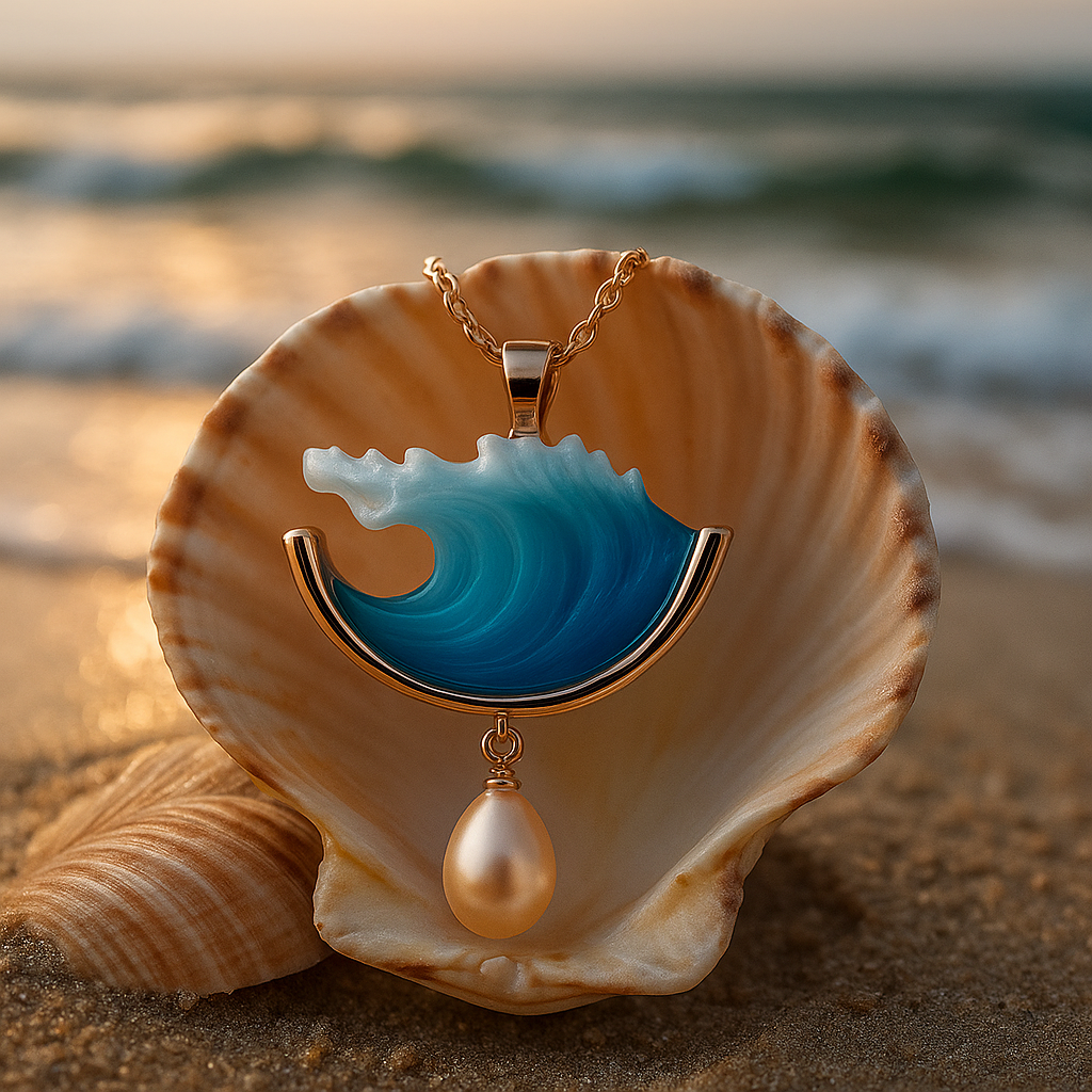 Raina | Nakit z valovitim vzorcem