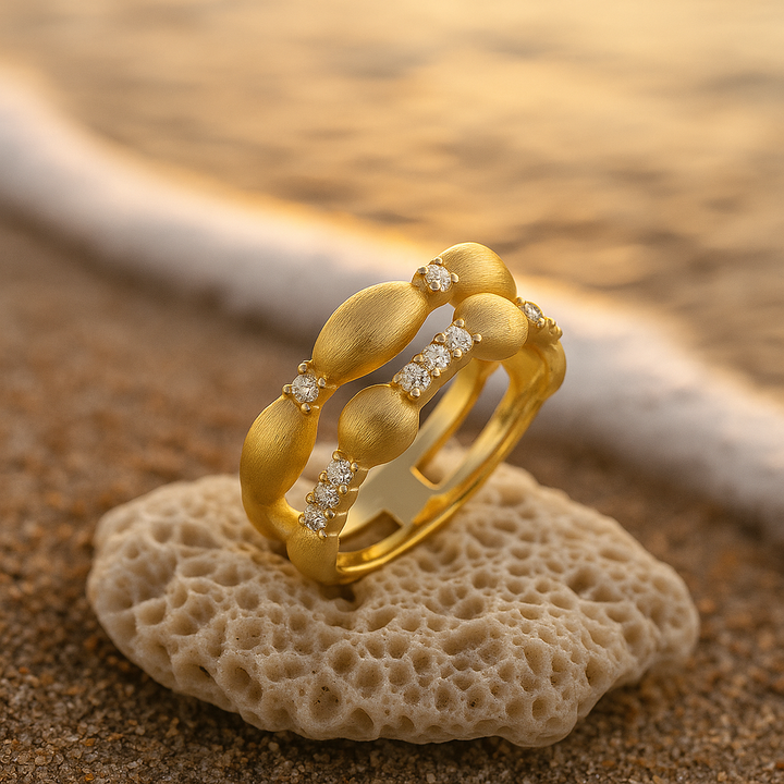 Reka | Tiho pesek srebro 925