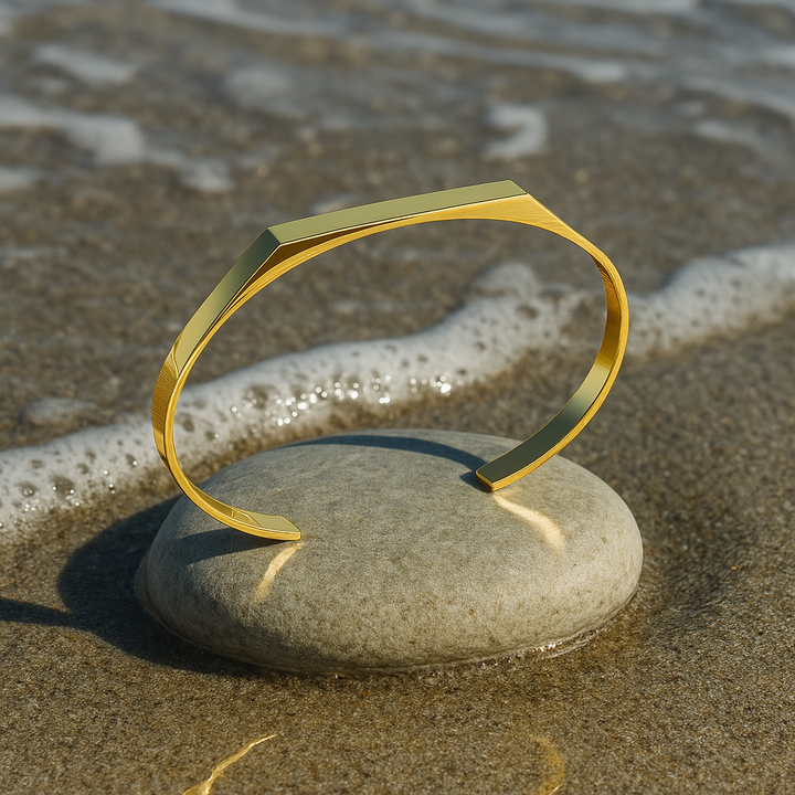 Coralia | Zlati linijski zapestnica