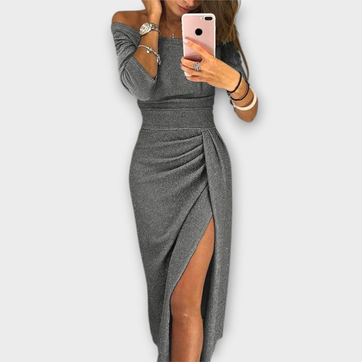 Lena - Elegantne obleke z razkritimi rameni