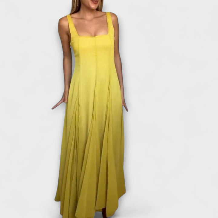 Lilith - Obleka s kvadratnim izrezom