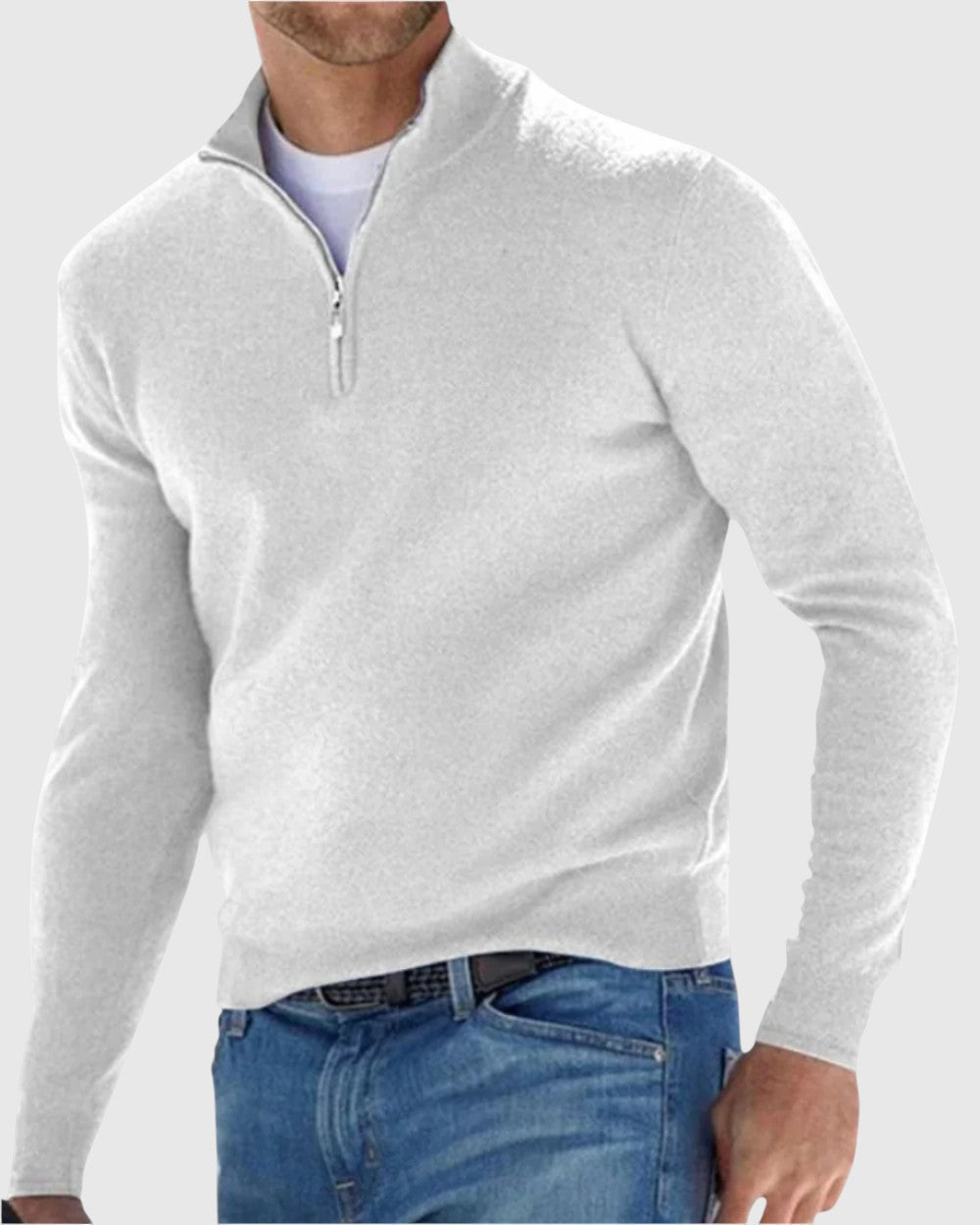 Libuše - Eleganten pulover z zadrgo