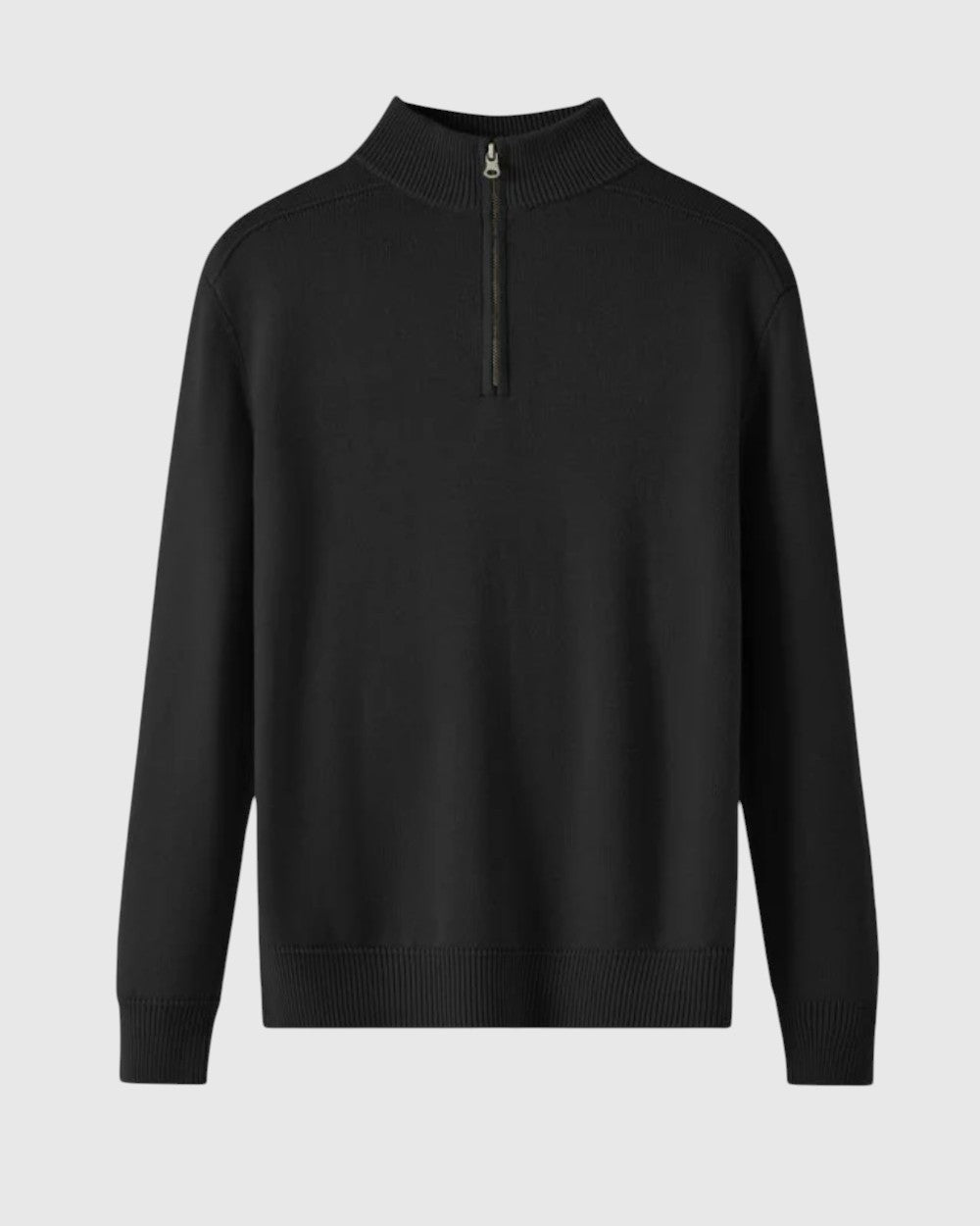 Libuše - Pulover z zadrgo iz merino volne Capri