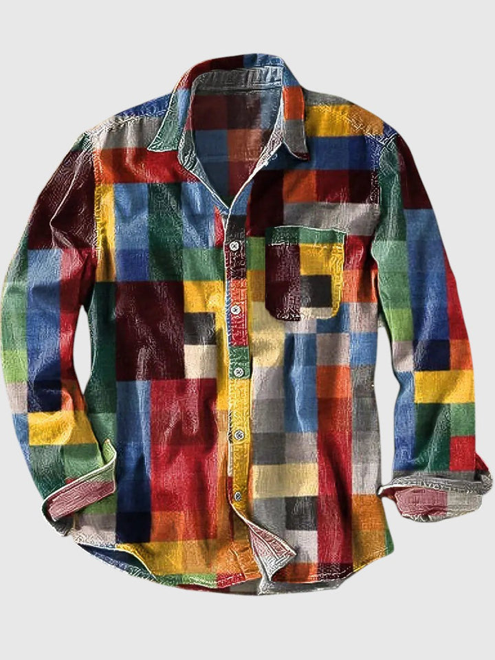 JOEL | Srajca z dolgimi rokavi z vzorcem