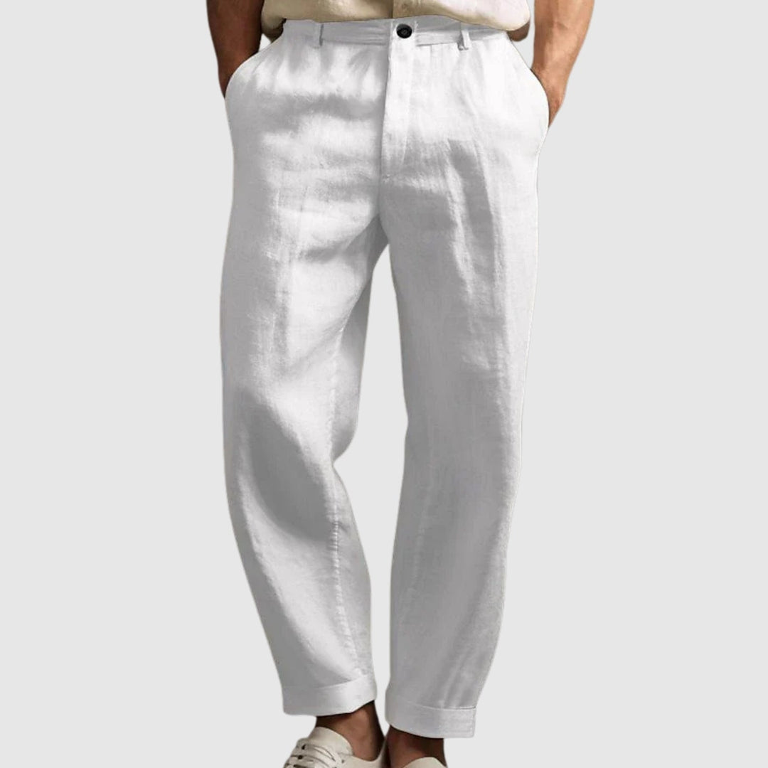 Libuše - Poletne hlače iz bombaža in lanu