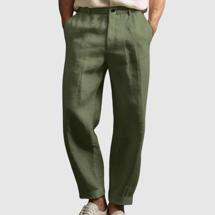 Libuše - Poletne hlače iz bombaža in lanu