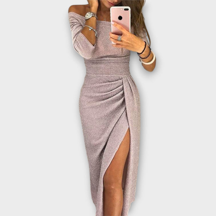 Lena - Elegantne obleke z razkritimi rameni