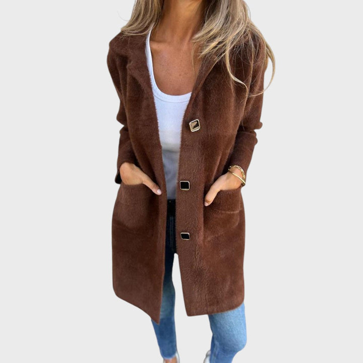 Karolína | Eleganten, grob plašč