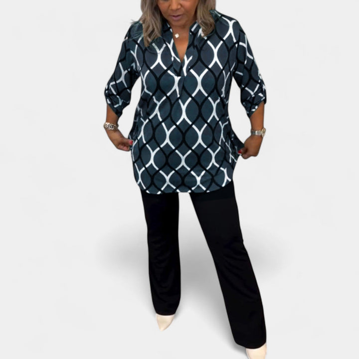 Petra – Bluza z grafičnim vzorcem