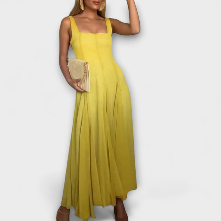 Lilith - Obleka s kvadratnim izrezom