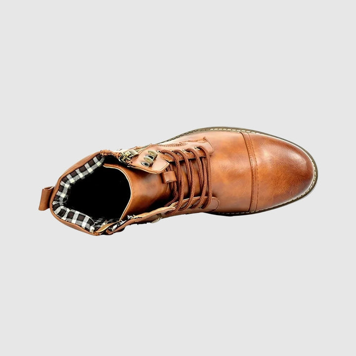 Libuše - Usnjeni čevlji z vezalkami