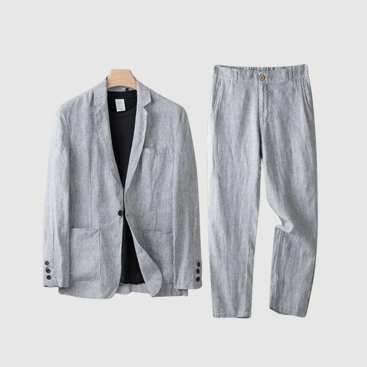 Libuše – Laneni komplet s naravno eleganco