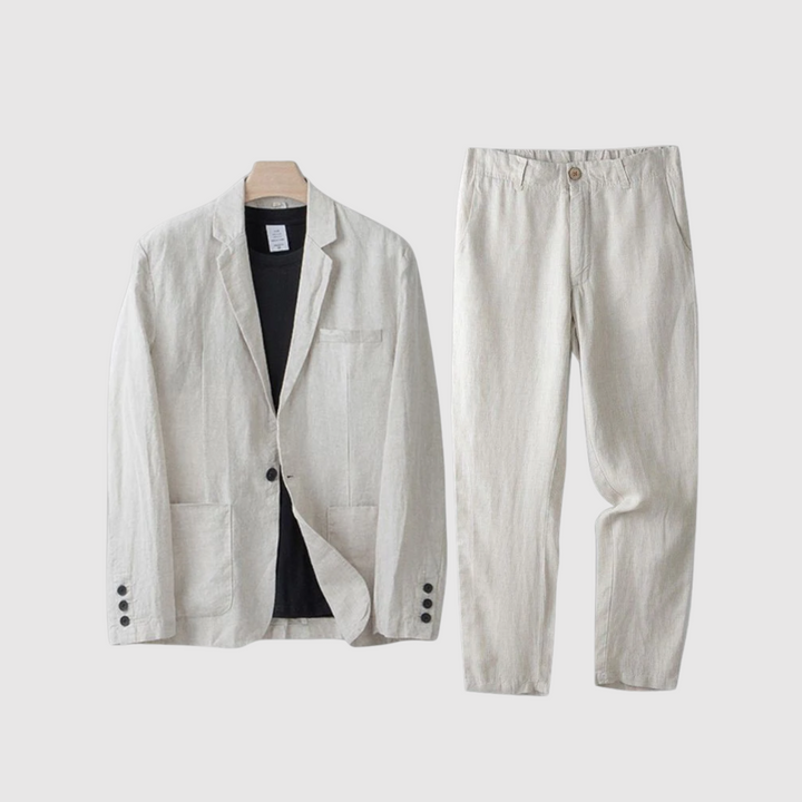 Libuše – Laneni komplet s naravno eleganco