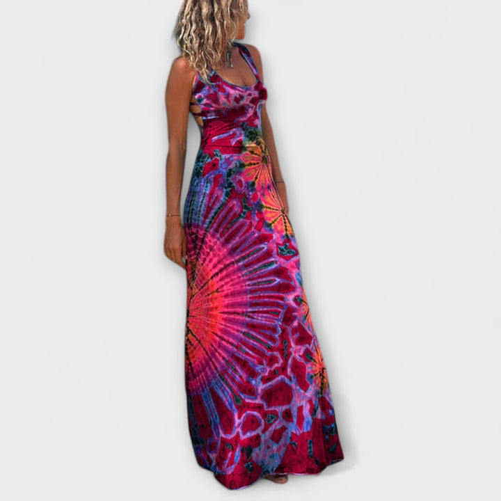 Ronja - La Bamba Tie-Dye Print Maxi Obleka