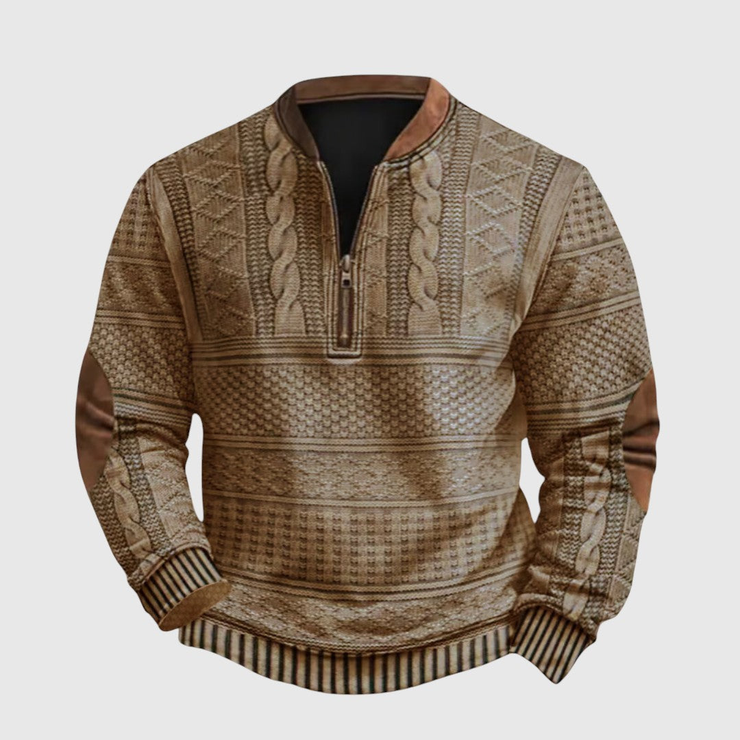 Charles - Pulover s polovičnim zadrgo