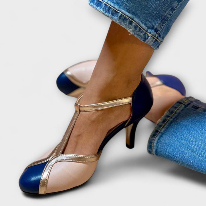 Magdaléna Sofistikovaná Čevlji T-Strap Vintage Klasika