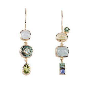 Izgled | Zlate viseče uhane