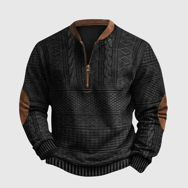 Charles - Pulover s polovičnim zadrgo