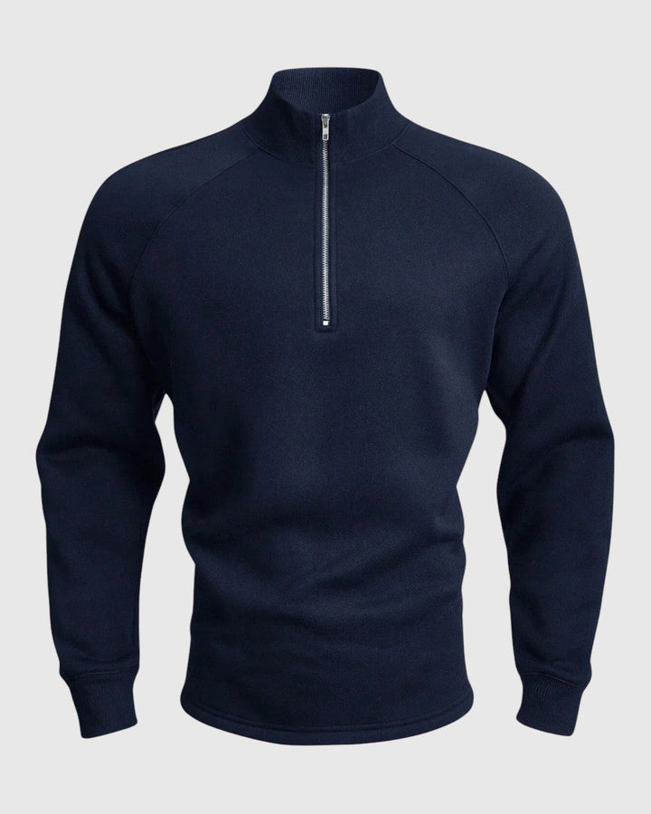 Libuše - Premium pulover s polo zadrgo