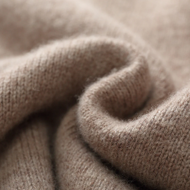 Libuše - Pulover s zipom Taranto iz merino volne