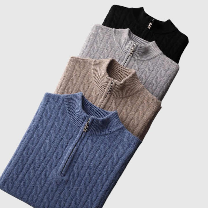 Libuše - Pletena polokošile iz kašmirja Deneb