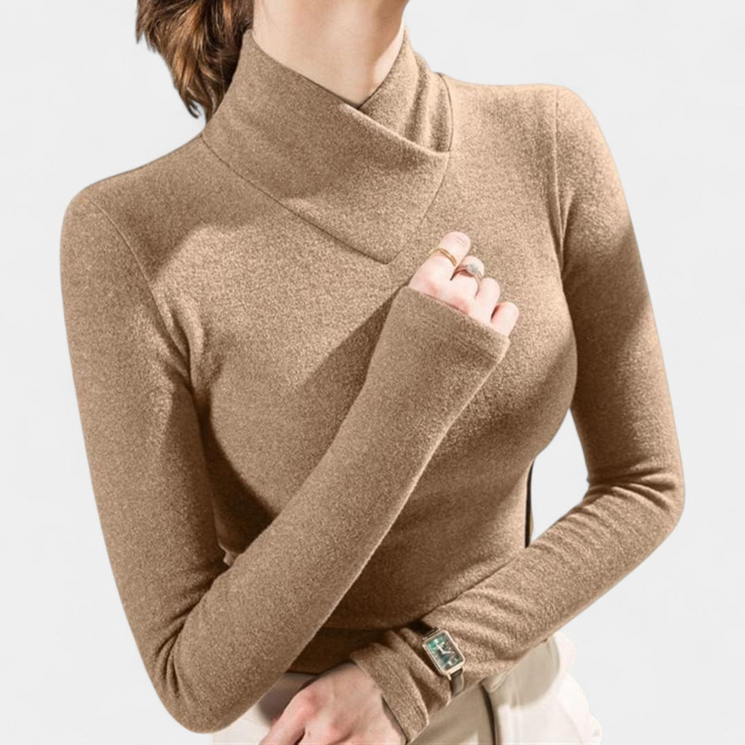 Veronika – Elegantna pulover s tesnim krojem