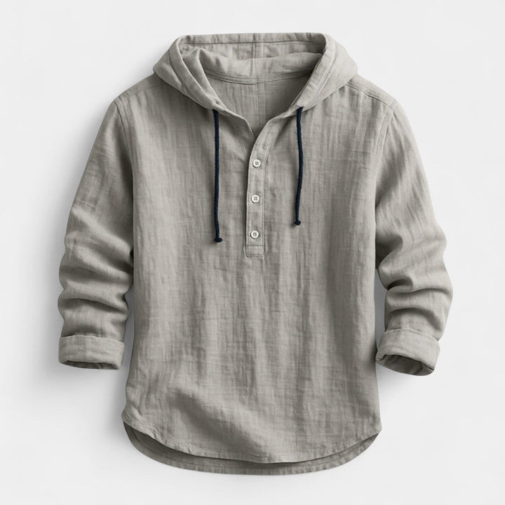 Adam – Lanena srajca s kapuco