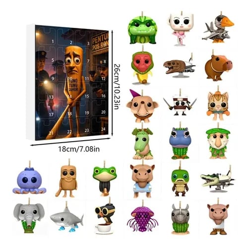 Tung Tung Tung Sahur Italijanski adventni koledar s odštevanjem do 24 dni