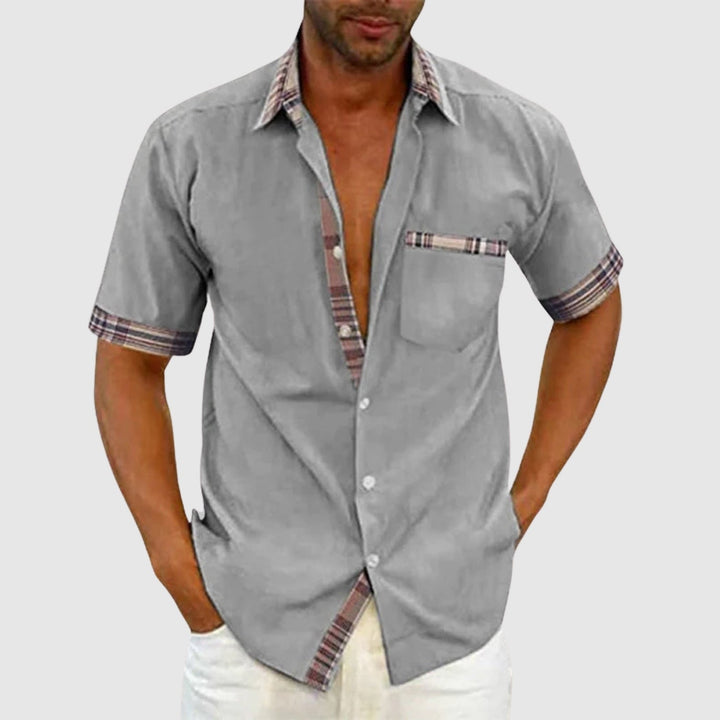 Libuše – Ležerna srajca s kratkimi rokavi