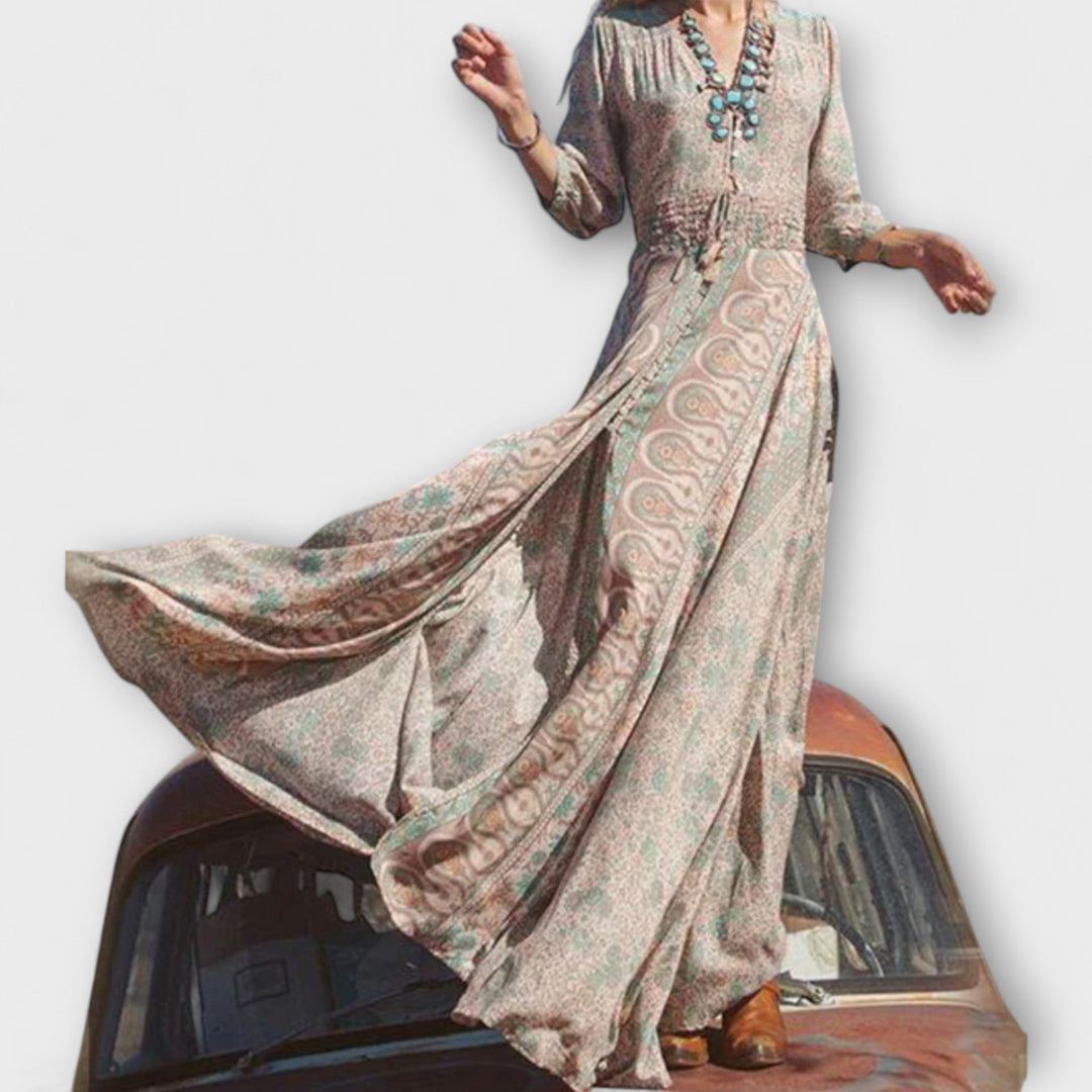 Udobne Boho Maxi Oblačilo