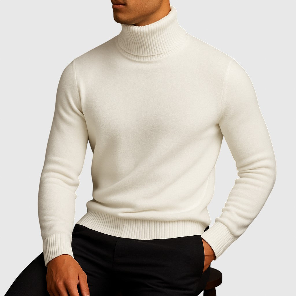 ARLO - Pulover iz merino volne z visokim ovratnikom