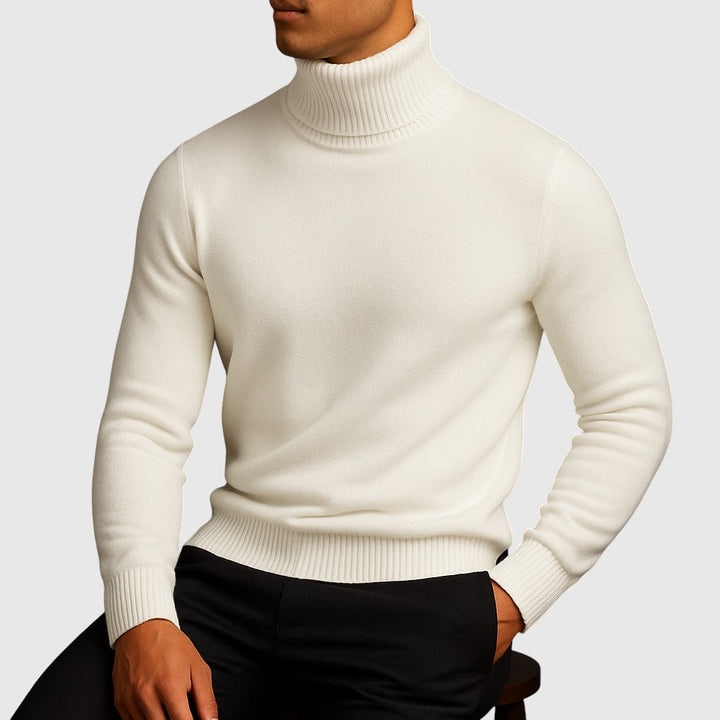 ARLO - Pulover iz merino volne z visokim ovratnikom