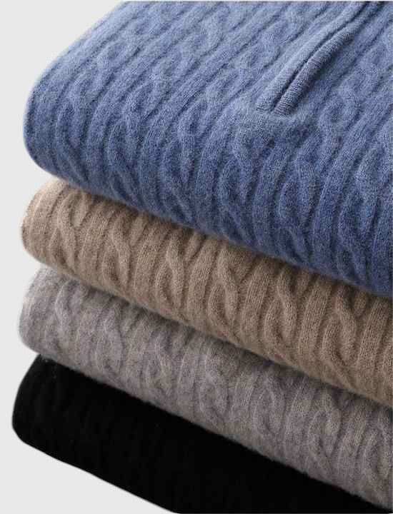 Libuše - Pletena polokošile iz kašmirja Deneb