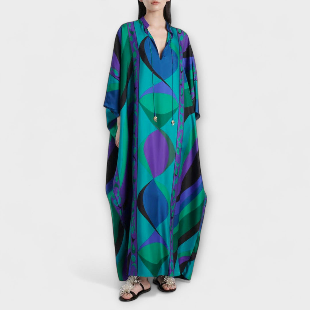 Harper - Vibrantni Psihadelčni Kaftan