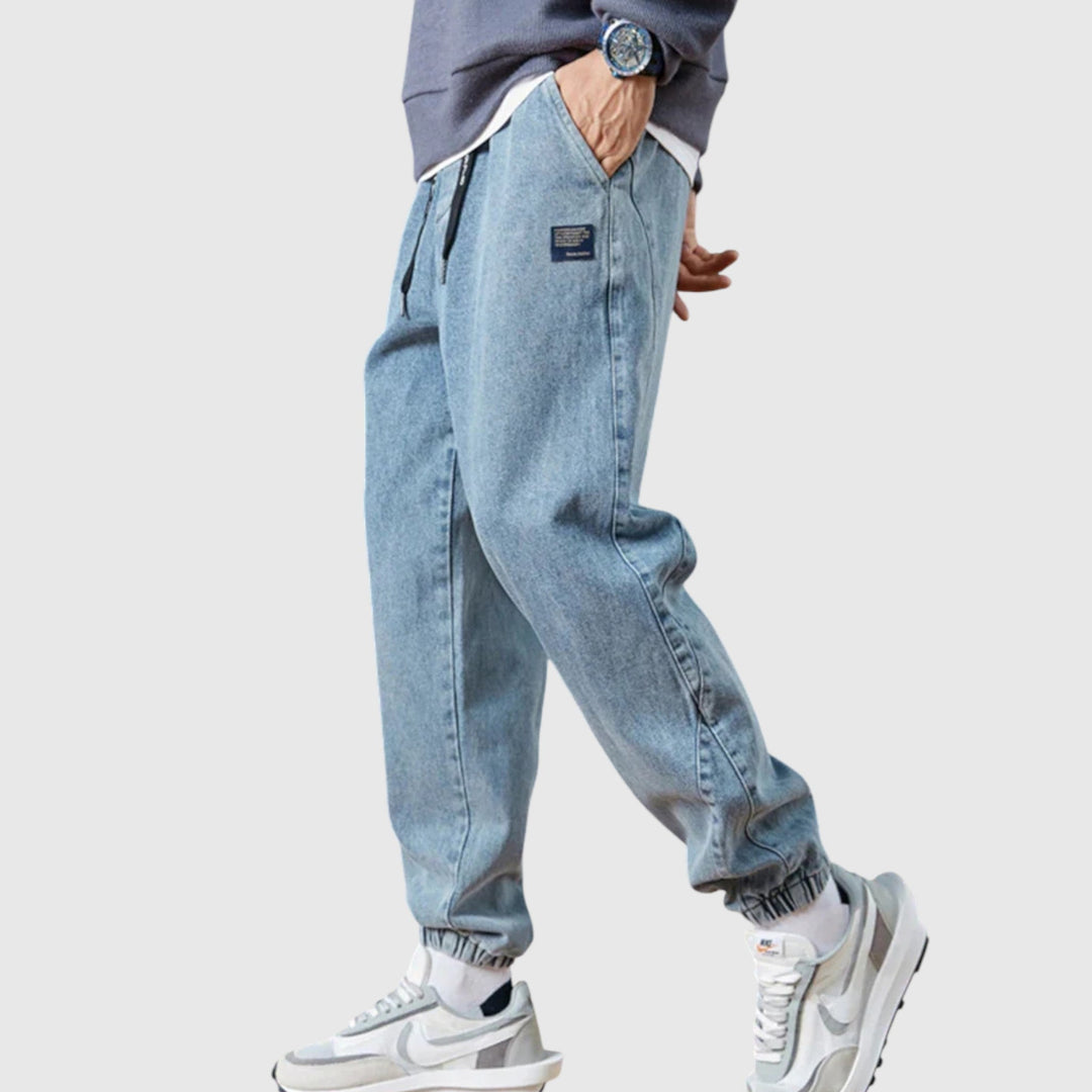 Elegantne jeans jogger hlače