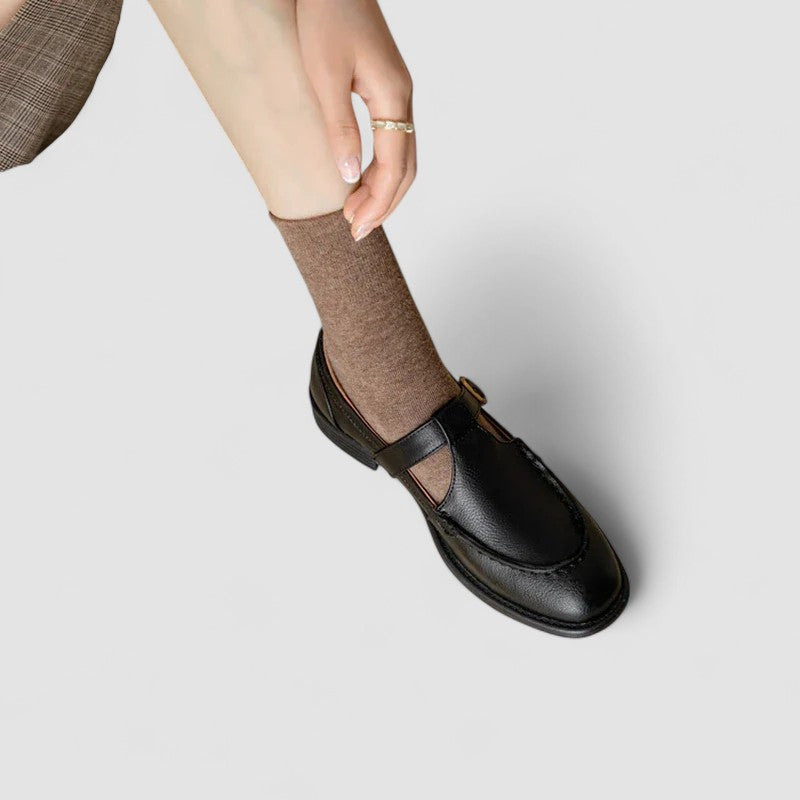 Zhelynne | Ortopedski Mary Jane čevlji s kvadratnim nosom