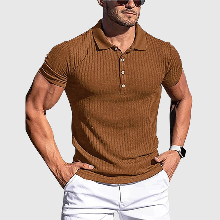 Libuše - Elegantna prugasta polo majica