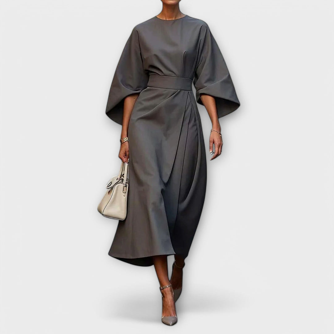 Sonia - Elegantna obleka s rokavi