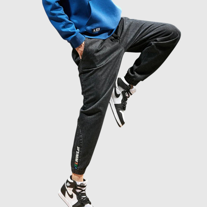 Elegantne jeans jogger hlače