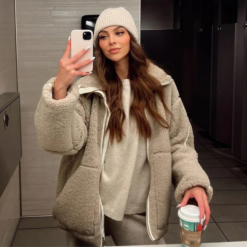 Karla – Mehka teddy jakna