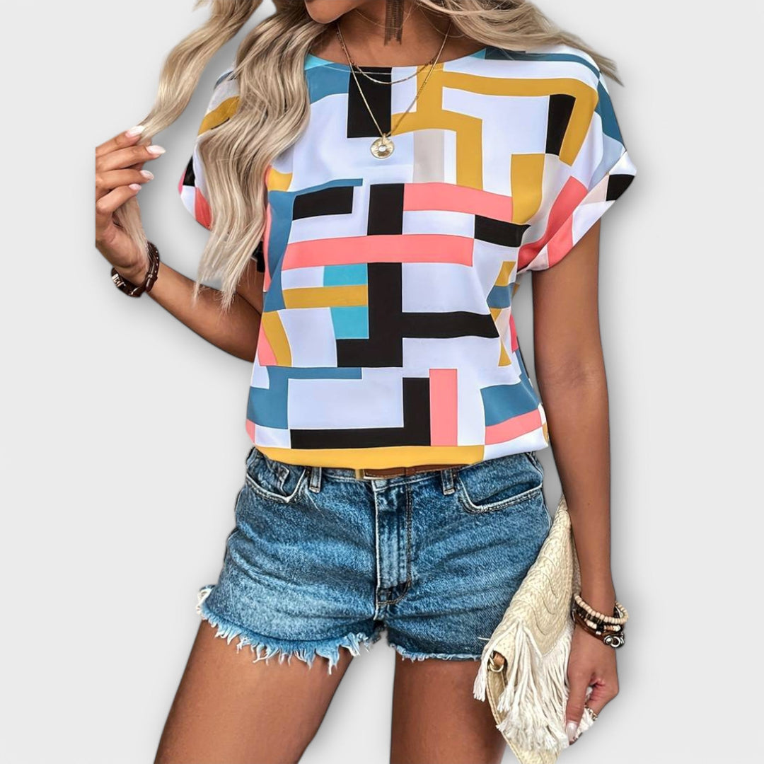 Chloe - Kratka bluza s kratkimi rokavi