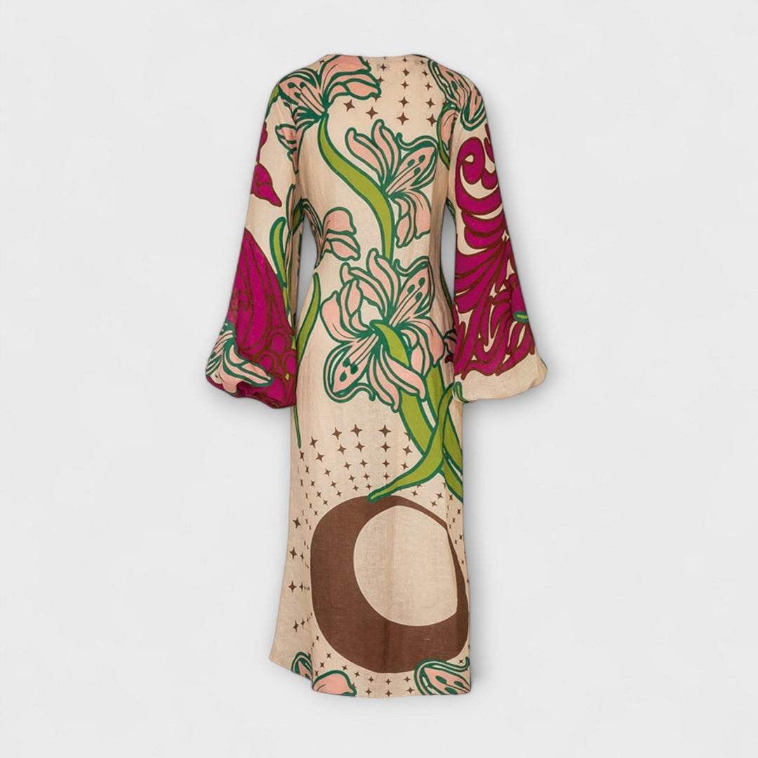 Tracey - Maxi obleka z vezanjem