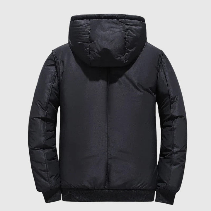 Josef - Prešita bunda s kapuco in odporna obdelava