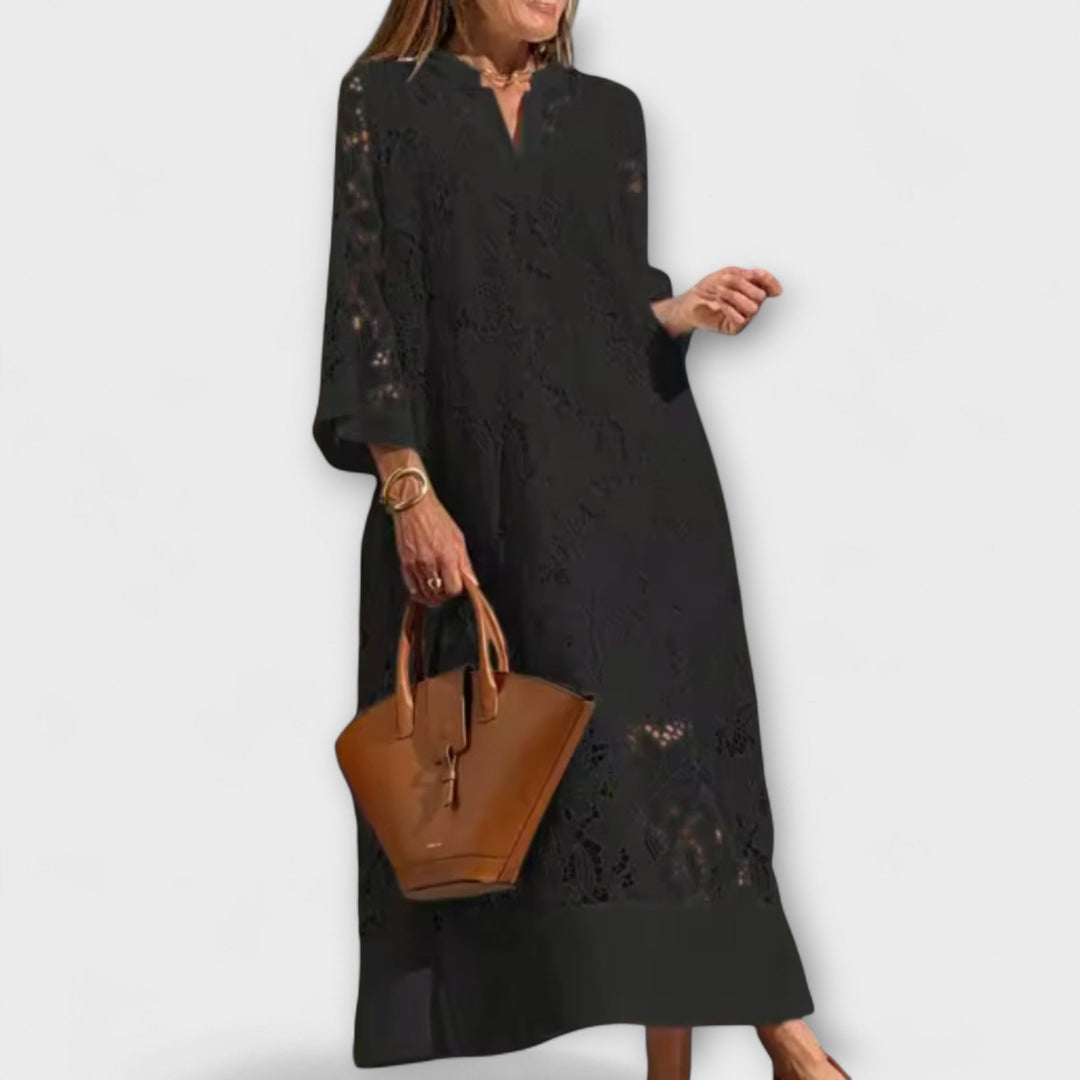 Valmere - Obleka z vezenjem Dahlia