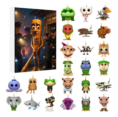 Tung Tung Tung Sahur Italijanski adventni koledar s odštevanjem do 24 dni